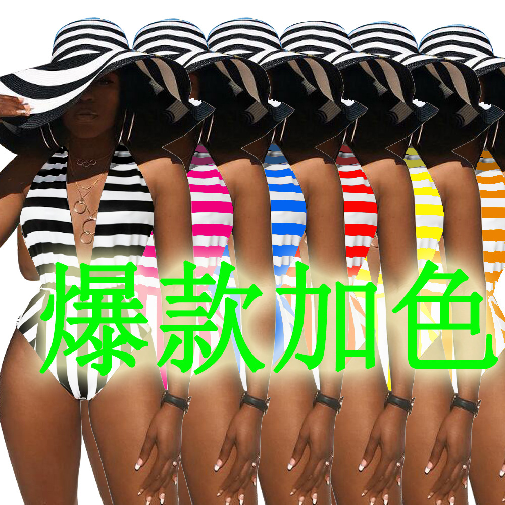 YM-8364 速卖通Ebay热卖 欧美外贸女装性感连体BIKINI比基尼泳装|ru