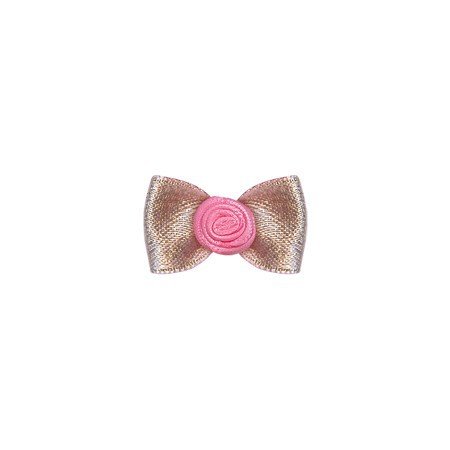 Cinta floral hecho a mano nudo ropa interior ropa Ropa Decoración hecha a mano cinta nudo Rosa 5 puntos nudo plano mano nudo