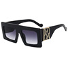 2020 Cross -border leopard -print sunglasses new big frame European and American glasses female sunglasses sunglasses9068