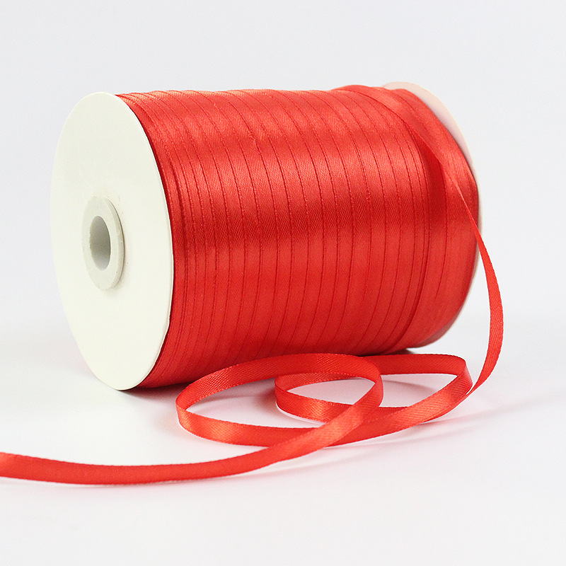 Fábrica al por mayor 1/2/4/5cm cinta de embalaje rojo hilo cinta de embalaje de regalo