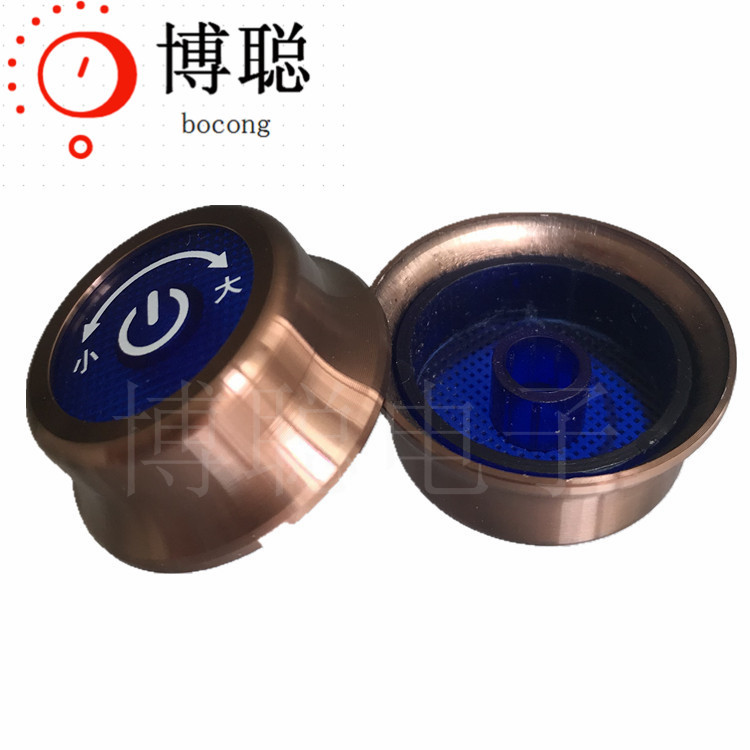 ͸����ť �¿���ťñ �⾶25-30 �߶�12mm ��ͭɫ������ť