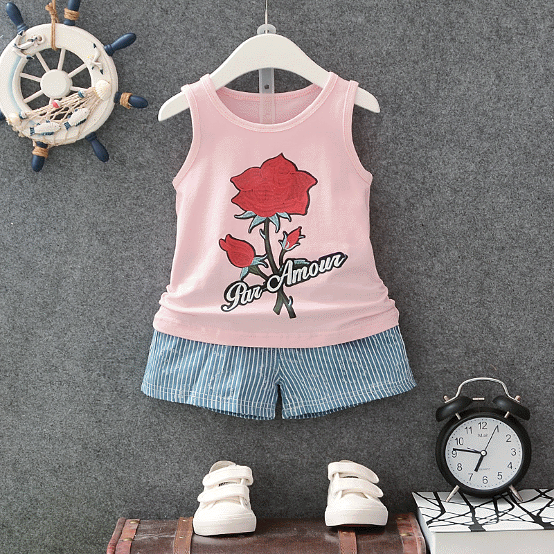 2020 new casual vest shorts tide childre...