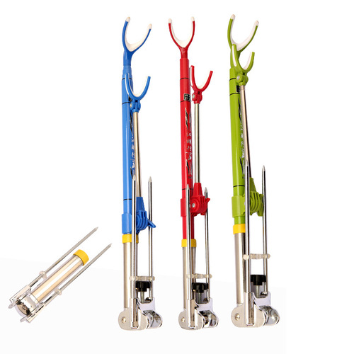 Short-section dual-purpose carbon fishing rod mounting stand, ultra-light and ultra-hard, fishing rod mounting stand, with ground spike