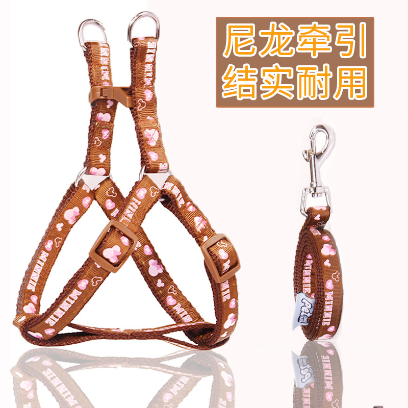 厂家批发 爆款尼龙多色可伸缩 猫狗绳子 狗狗胸背带 宠物牵引绳|ms