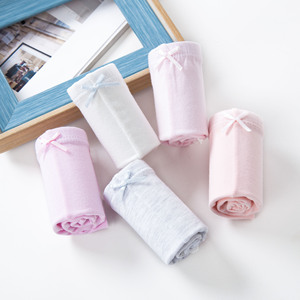 A类纯棉女童安全裤 小女孩打底裤中小童平角短裤宝宝内裤一件代发