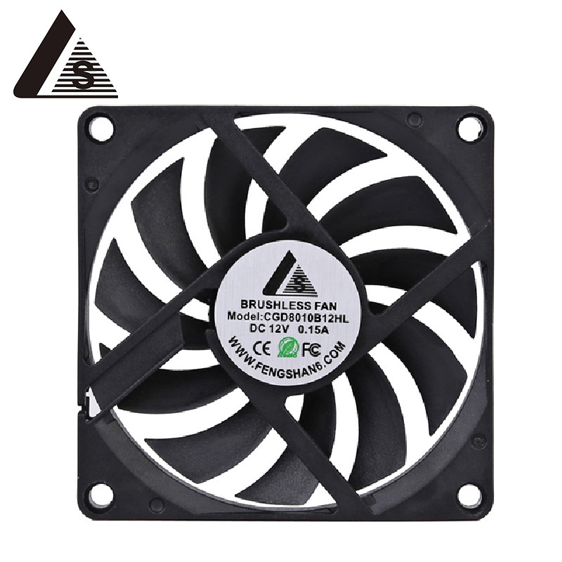 Supplying CGD8010B ball Cooling fan 12V0.15Adc direct Fan HDD Enclosure Dissipate heat Fan