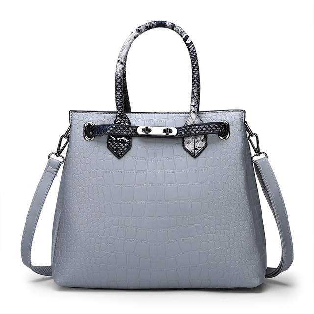women’s bags new fashion crocodile pattern ladies Single Shoulder