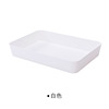 Storage box for boxes, rectangular plastic kitchenware, table storage system