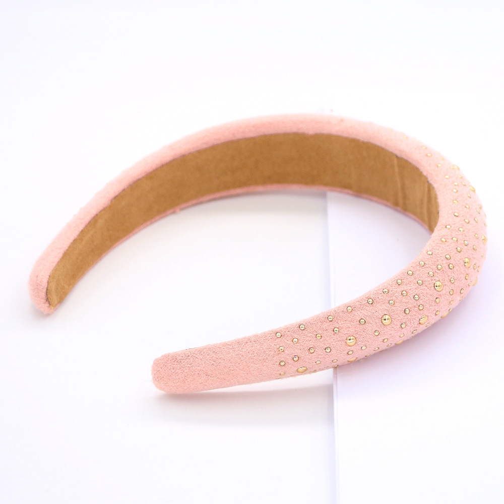 Bronzing Starry Headband For Women Hairpin Sponge Simple Headband Suppliers China display picture 14