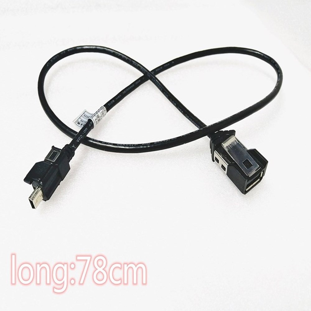 (2개) 낙하 방지 카드가 포함된 범용 자동차 후면 USB 케이블