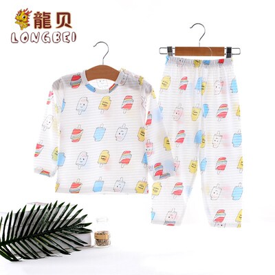 Children&#39;s sleepwear Summer Set Baby tracksuit Air conditioning service