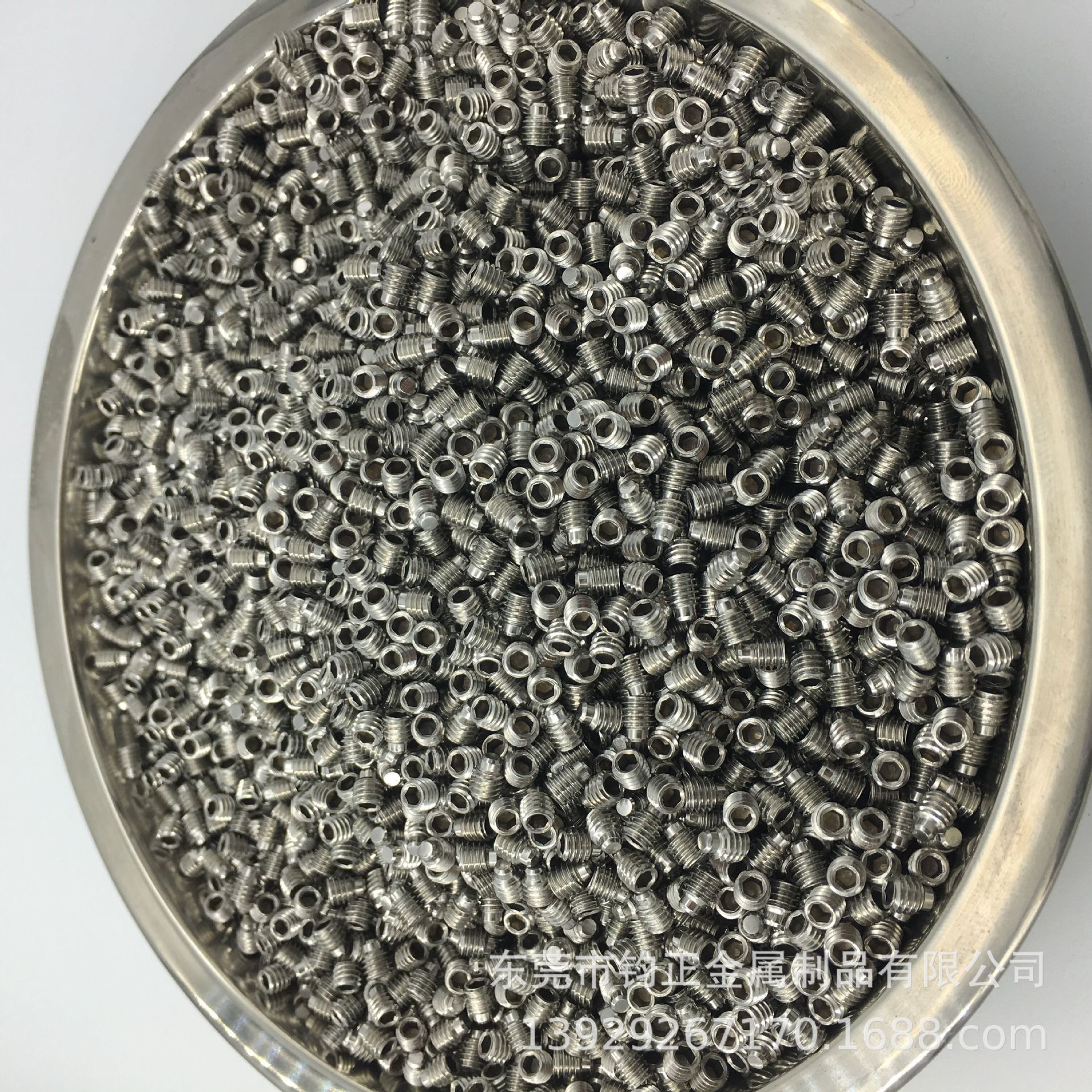 不锈钢304 DIN915/GB79 凸端内六角M4*5 机米/紧定螺丝现货供应