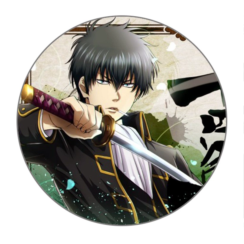 Аниме держатель для телефона, рамка Gintama, ленивый держатель, несколько вариантов, серебристый