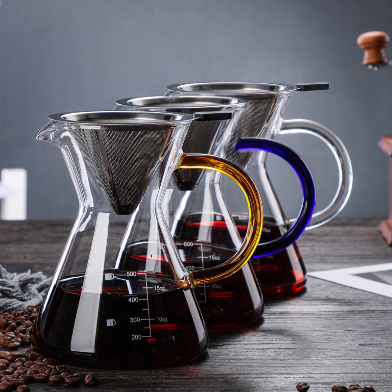 Factory wholesale glass coffee pot hand coffee pot coffee sharing pot coffee with filter coffee pot Factory wholesale glass coffee pot hand coffee pot coffee sharing pot coffee with filter coffee pot