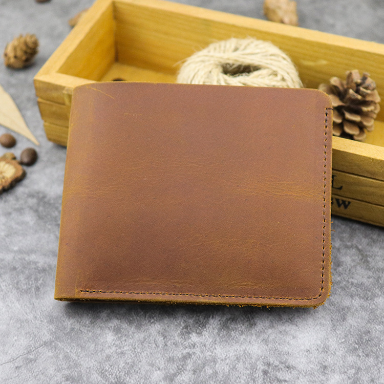 미친 말 수평 라이트 브라운