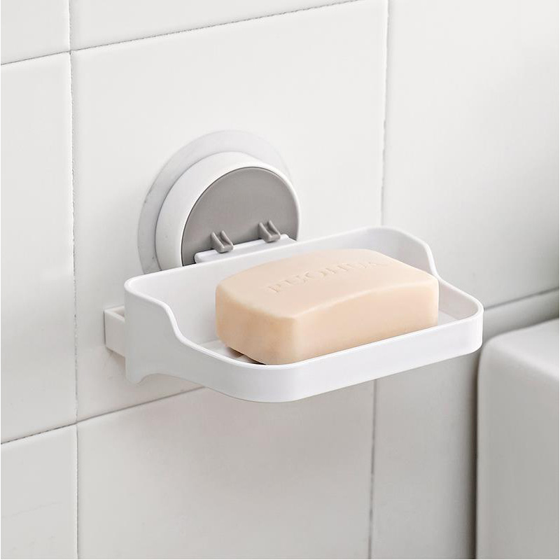 Etiqueta engomada sin costuras caja de jabón sin ponche titular de jabón baño creativo drenaje caja de jabón estante de almacenamiento pegatina mágica caja de jabón