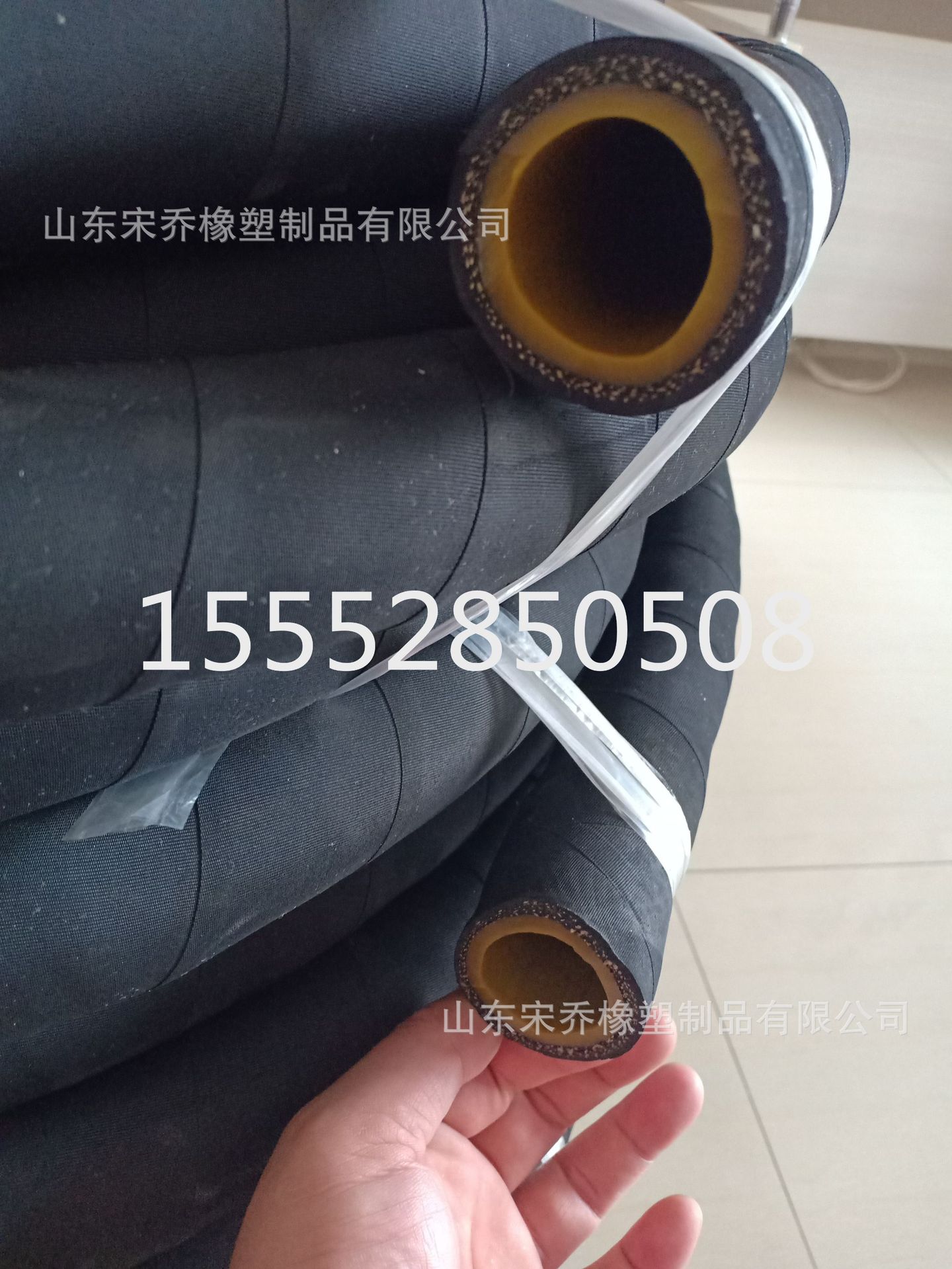 32mm-51mm高压耐磨夹布喷砂橡胶管钢厂煤矿专用耐压耐磨喷砂管
