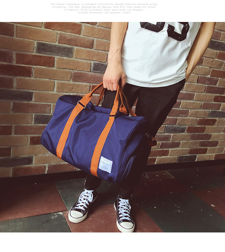 Unisex Basic Classic Style Solid Color Oxford Cloth Travel Bags display picture 19