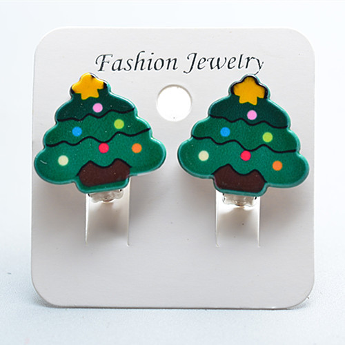 8g Weight Ear clips Classification 1 Pair Quantity Holiday Occasion Plastic Material Christmas Festival Cartoon Character Pattern Kid'S Gender Fashion Style Fashion Cartoon Character Plastic Christmas Kid'S Ear Clips 13