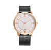 Waterproof ultra thin golden swiss watch, European style, pink gold