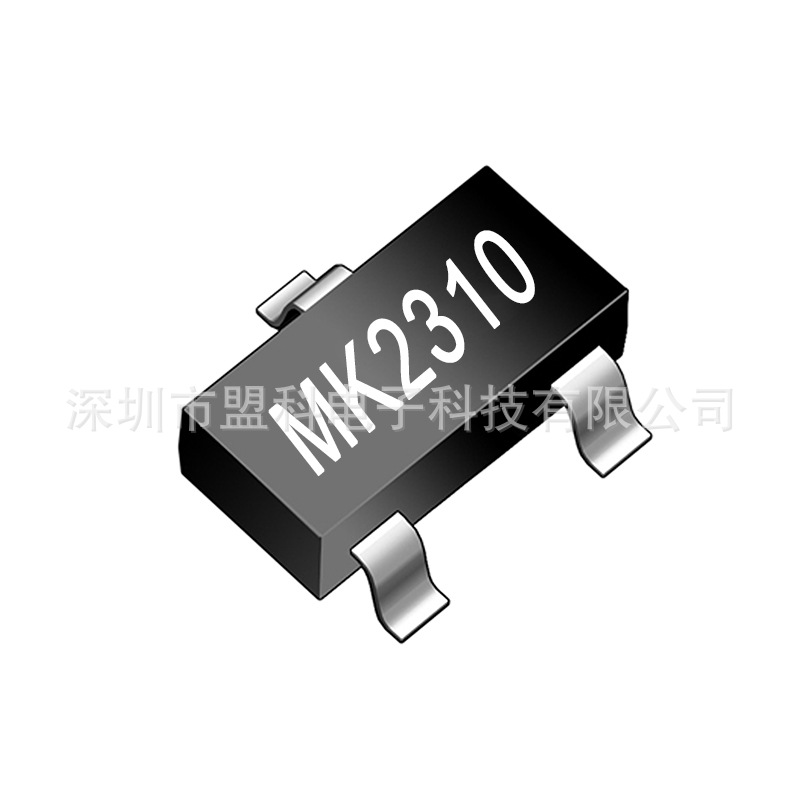 厂家SI2310 印字 MS10 SOT-23 3A60V代替NEC6003X 场效应管MOS管