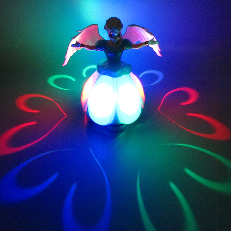Nueva princesa de la danza eléctrica baile universal hielo luz música puesto venta al por mayor caliente juguetes los niños