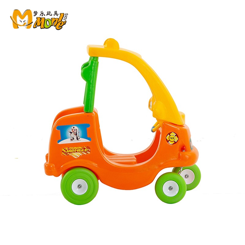 Children's Double Toddler Small Rv Four-Wheel Sliding Toy Push Outdoor Playground Parent-Child Interaction