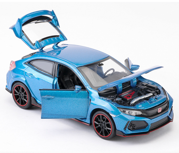 Red Alloy Sports Car Model