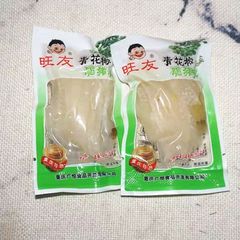 旺友豬皮2500g重慶特產即食小包裝泡椒水晶條豬皮零食小吃90