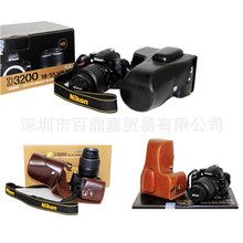 适用尼康D3400 D3300 D3200皮套 单反相机包 保护套 摄影包 单肩