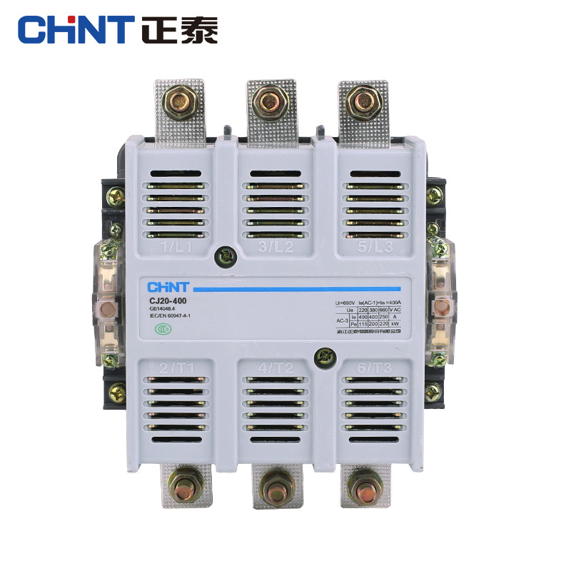 正泰交流接触器CJ20-400 400A 220V/380V 大功率电机用交流接触器