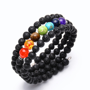 Cross -Border E -Commerce Hot -Ssosing Multi -Circle Bracelet Natural Stone