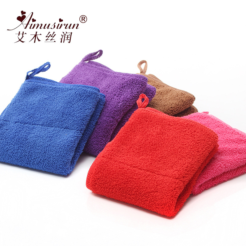 雙層加厚擦車巾廚用保潔清潔巾雙面抹布不易掉毛吸水深色清潔毛巾