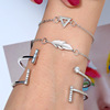 Metal bracelet, set, jewelry, Aliexpress, European style