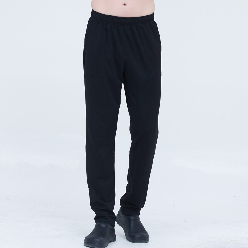 Hotel Chef Work Pants Autumn and Winter Thick Pencil Pants Full Elastic Waist Catering Kitchen Back Kitchen Men's and Women's Chef Pants Hotel Chef Work Pants Autumn and Winter Thick Pencil Pants Full Elastic Waist Catering Kitchen Back Kitchen Men's and Women's Chef Pants