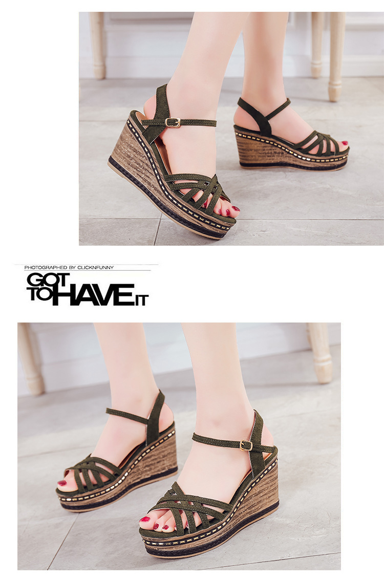 Chaussures été pour femme en Caoutchouc - Ref 3345511 Image 22