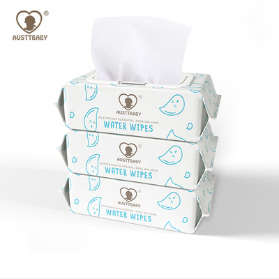 A015-015 AUSTTBABY  婴儿湿巾新生儿湿巾手口专用80抽12包带盖|ms