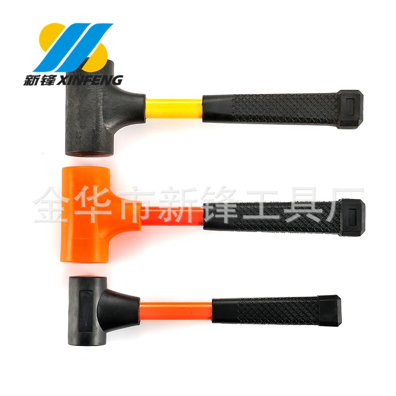 厂家供应软面锤橙色无弹力锤