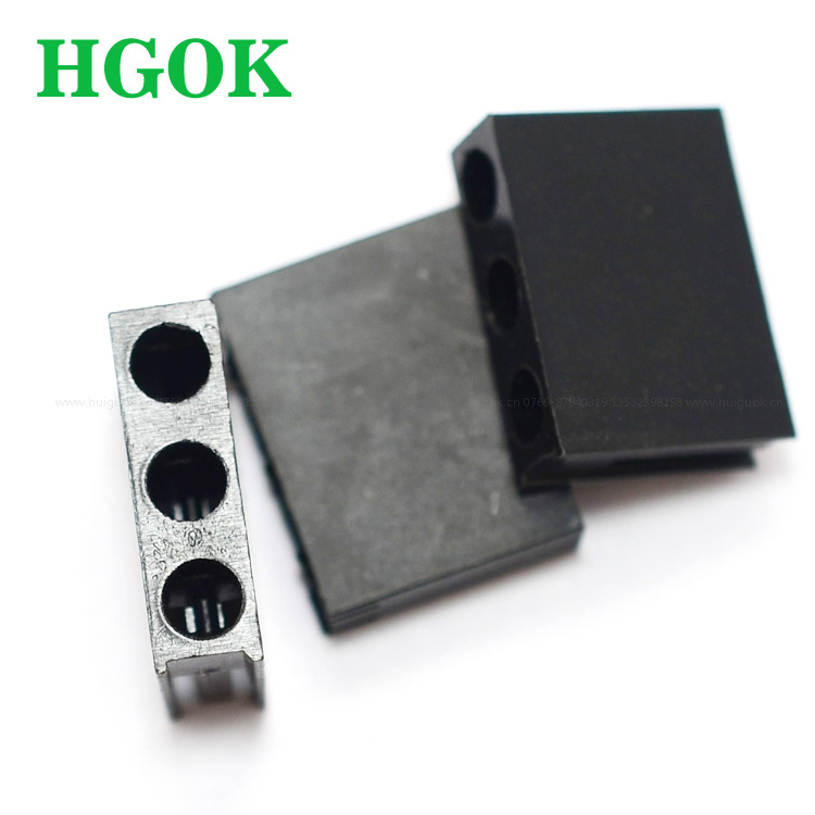 HGOK方形90度3孔尼龙间隔柱LED方形灯座3F3A