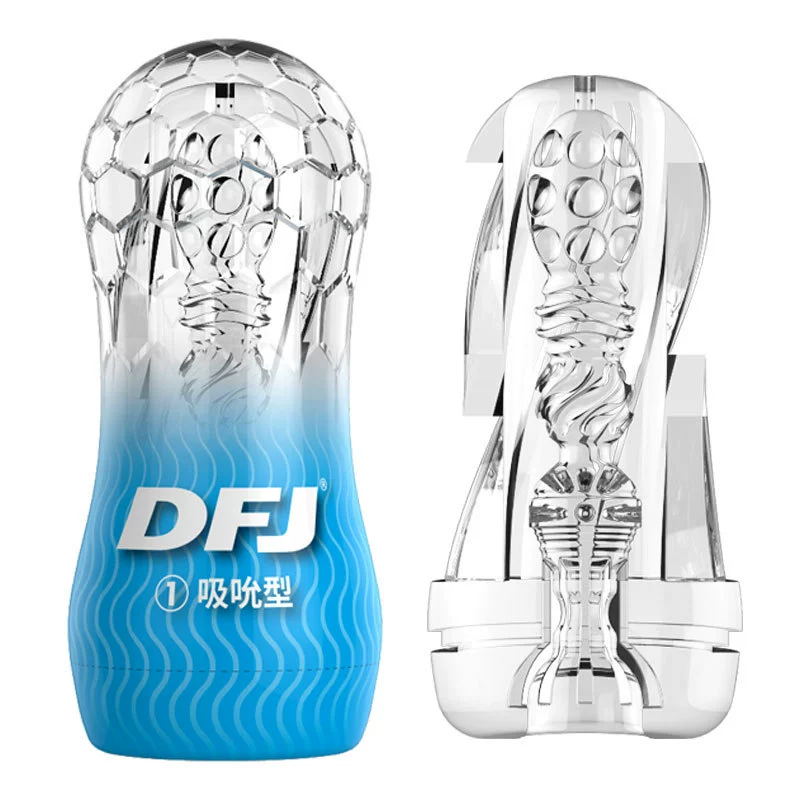 Новый продукт DFJ «чашка самолёт» для мужчин, мастурбационная присасывающая чашка, прозрачная, портативная (внешняя торговля)