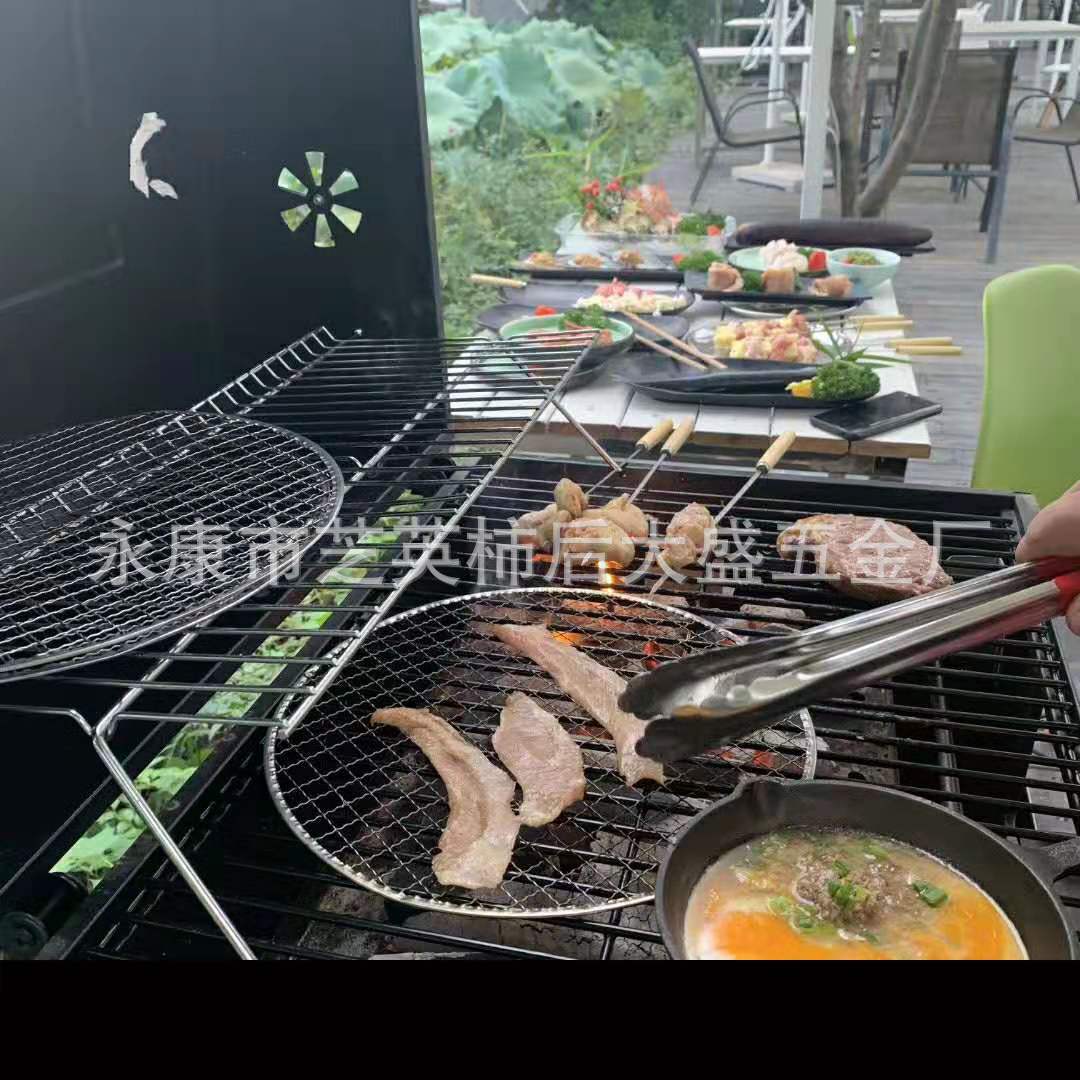 Soy una fábrica barbacoa generosa estufa patio al aire libre gran protección del medio ambiente estufa barbacoa gran capacidad horno tapado