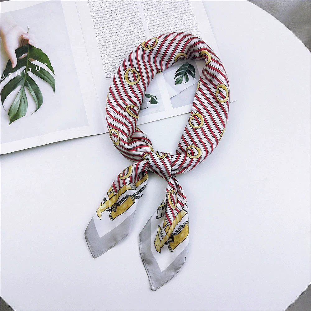 Universal demi-season scarf, thin neckerchief