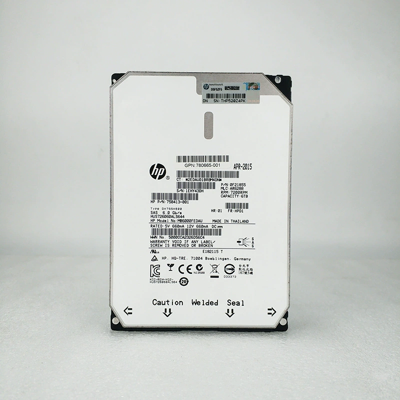 HP Hitachi SAS 6T 6G/с 7.2K 16MB 3,5-дюймовый серверный жесткий диск
