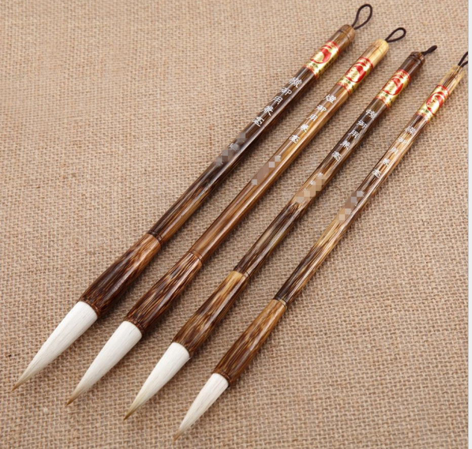 正宗湖笔楷书毛笔行书御用兼毫狼毫羊毫毛笔特大中小号厂家直销|ru