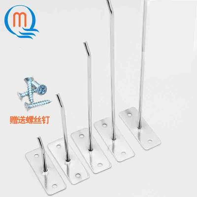 批精品上墙挂钩 S型七珠五珠弯钩 钉墙上木板货架衣服装挂钩|ms