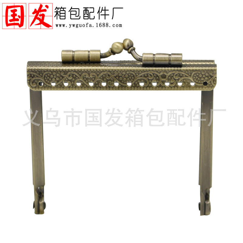 7.5Cm piezas de carro de pierna cuadrada oro bronce, pistola negra, plateada