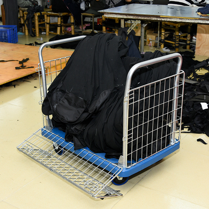 Grid wheelbarrow move Storage cage supermarket sorting Tally Materials carry Turnover car Flat Special Offer