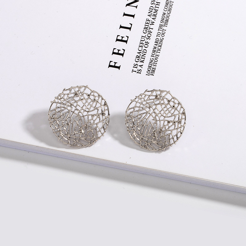 Boucles D&#39;oreilles En Métal Irrégulières display picture 4