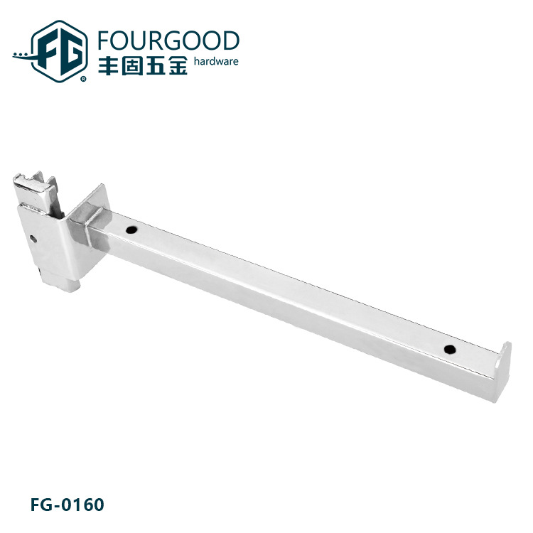 Precio de fábrica suministro directo Tarjeta de exportación doble fila hierro galvanoplastia estante soporte 18*18 tablero de vidrio cuadrado soporte Foshan hardware