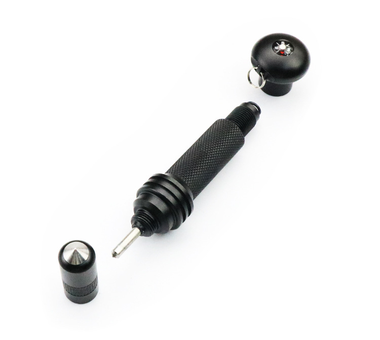 New Portable Car Window Breaker Outdoor Tungsten Steel Pin Multifunctional Car Safety Hammer Press Type